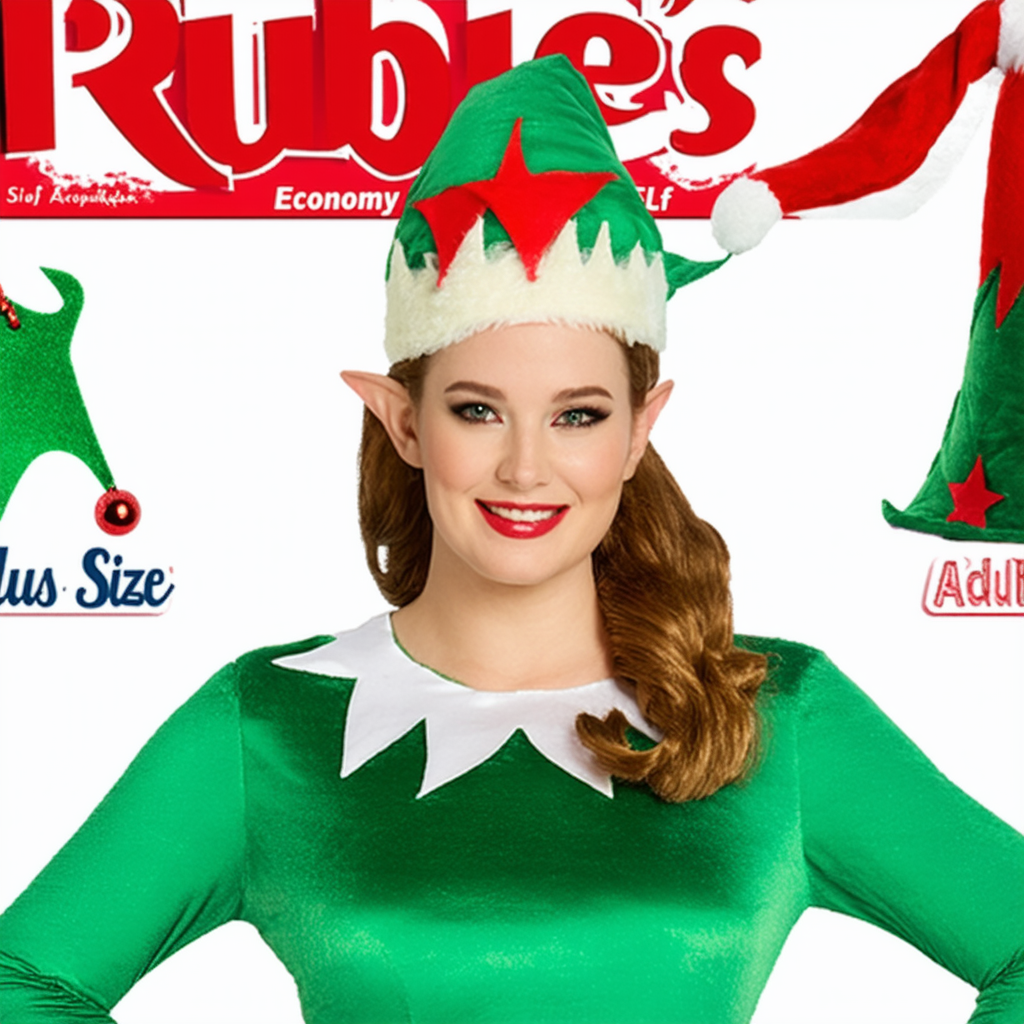 Rubie's Adult Economy Elf Plus Size Costume