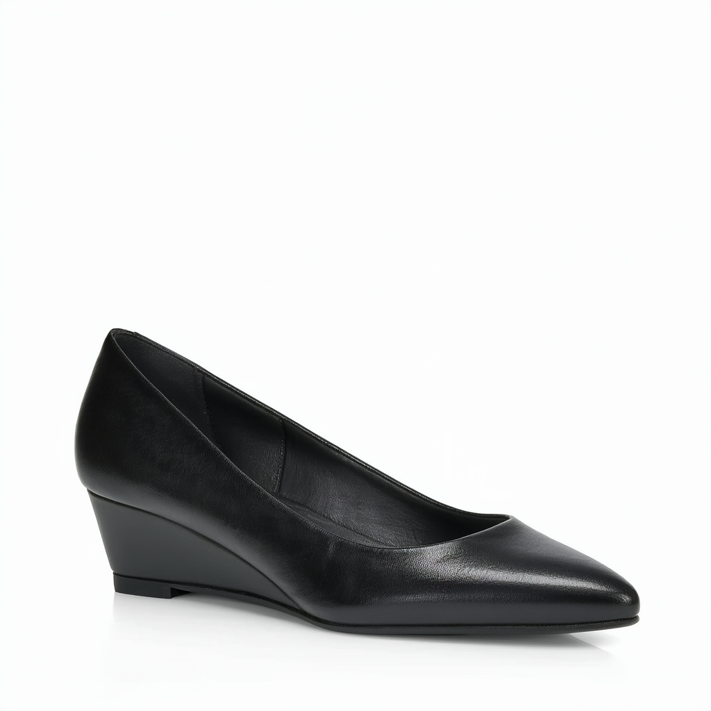 Nine West Women's Fastness Leather Wedge Pump