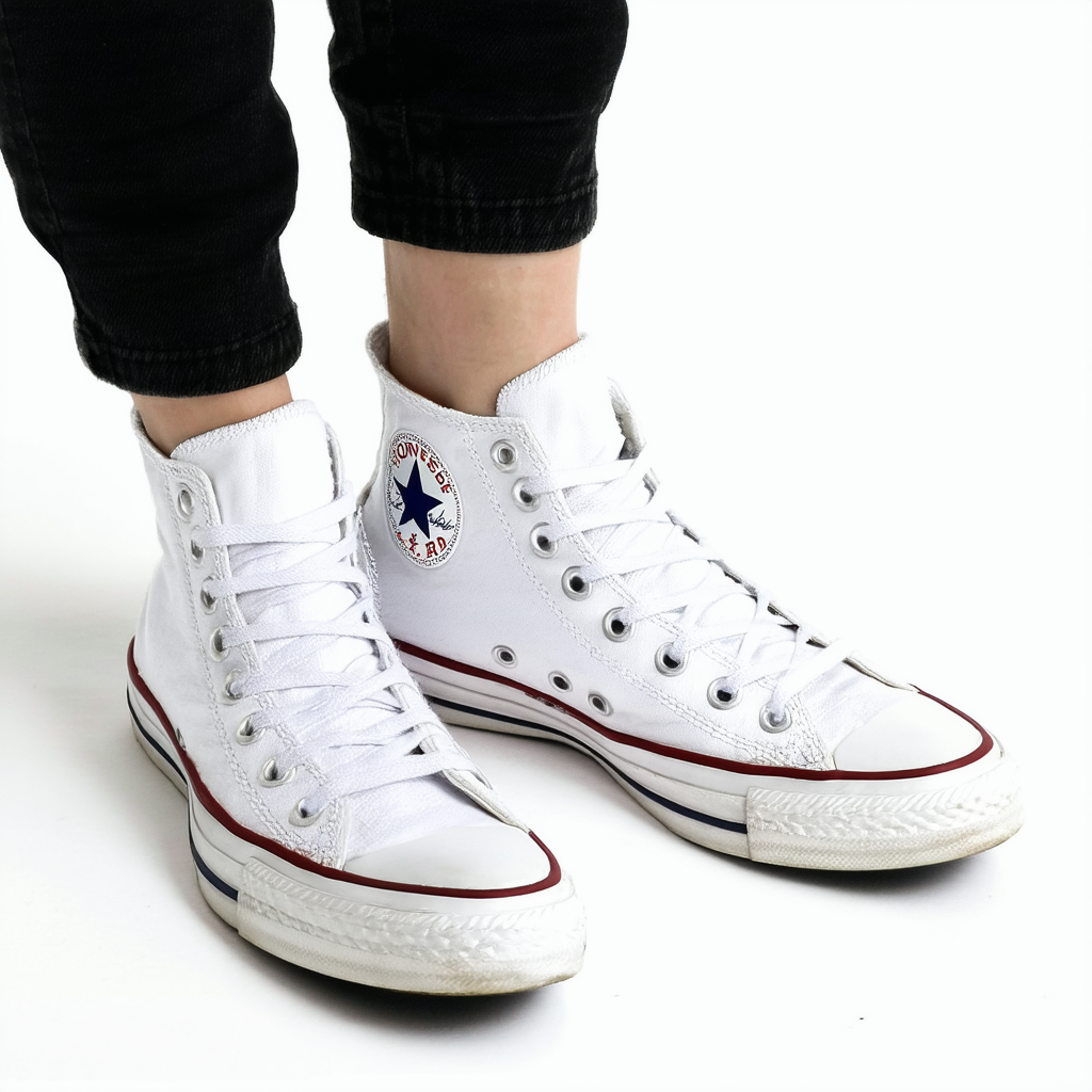 Converse Unisex Chuck Taylor All Star Ox Sneakers Optical White 6 D(M) US