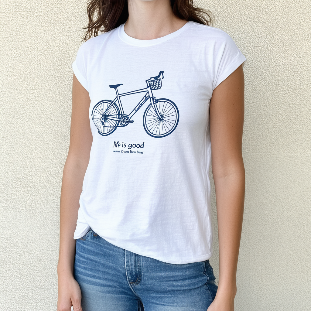 Life is good Women's Crusher Breezy Bike Sleeveless T-Shirt