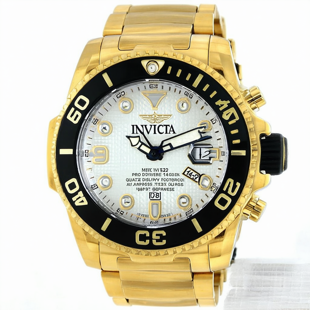 Invicta Men's 15422 Pro Diver Analog Display Japanese Quartz Two Tone Watch