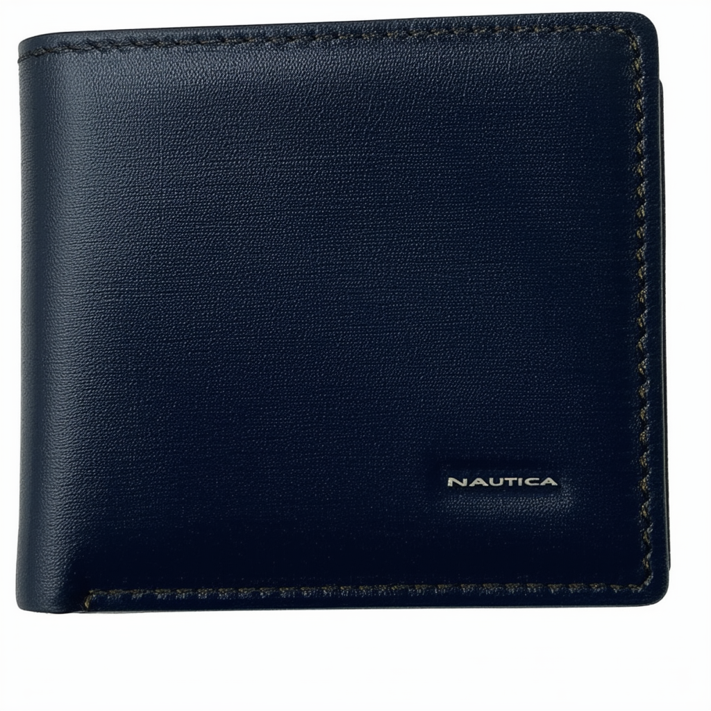 Nautica Men's Leather Trifold Wallet