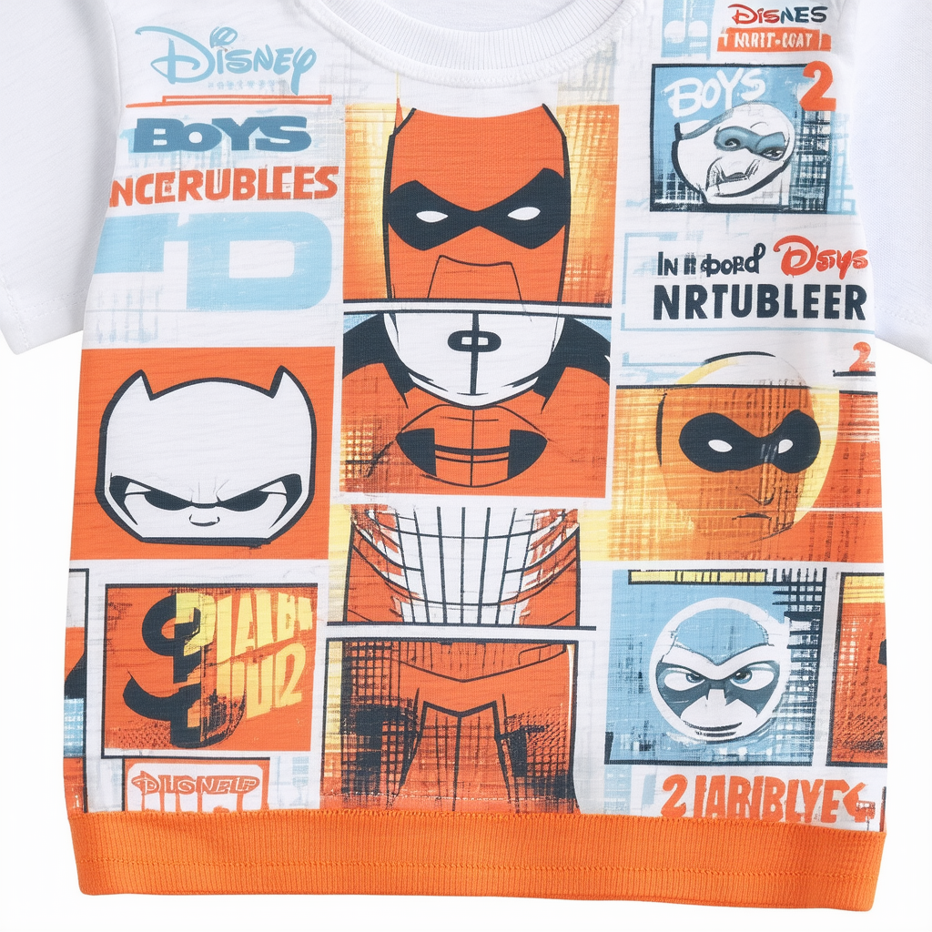 Disney Baby Boys' Toddler Incredibles 2 Short Sleeve Graphic Tee