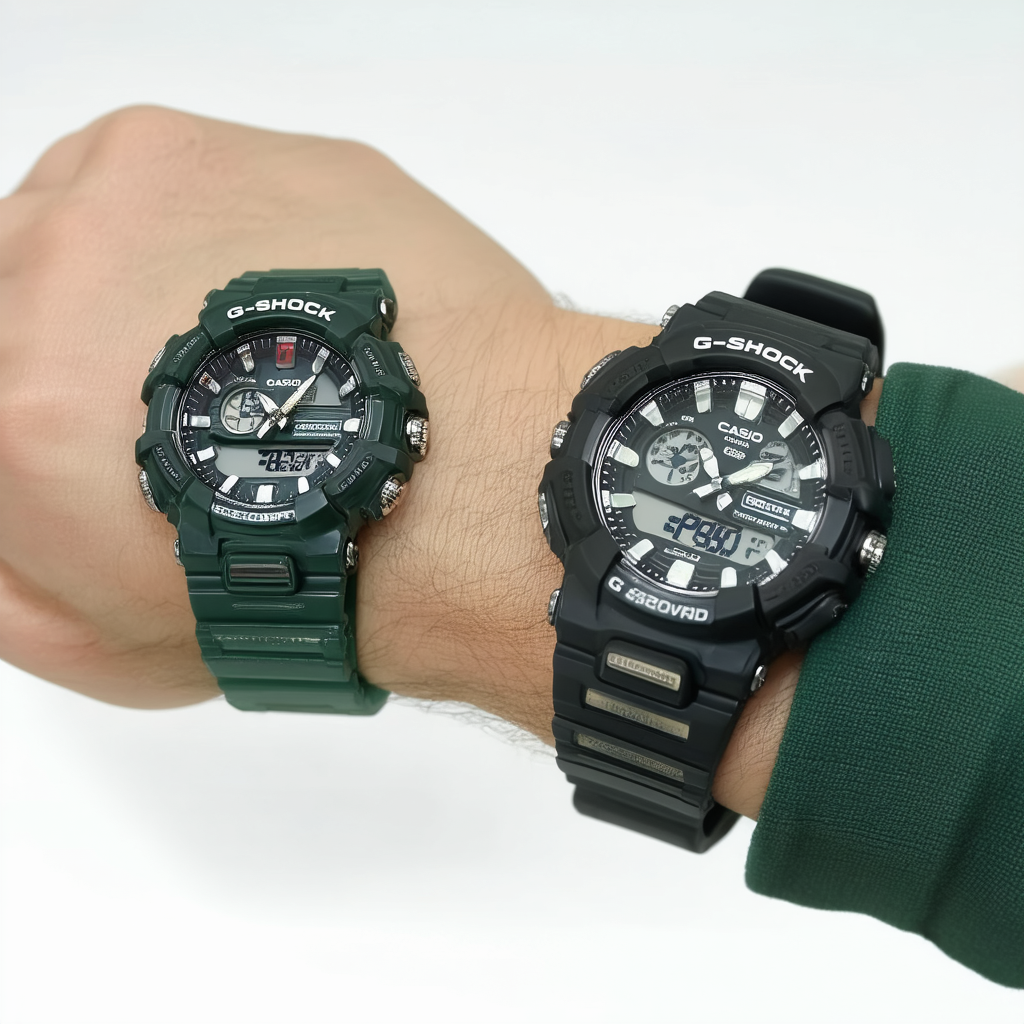 Casio Men's G-2900F-3VDR G-Shock Green Resin Digital Dial Watch