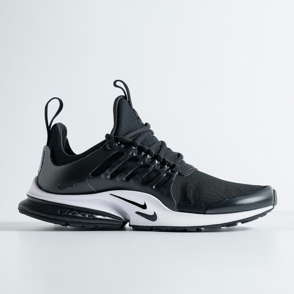 Nike Air Presto Low Utility Mens Running Shoes (12 D(M) US) Black/White