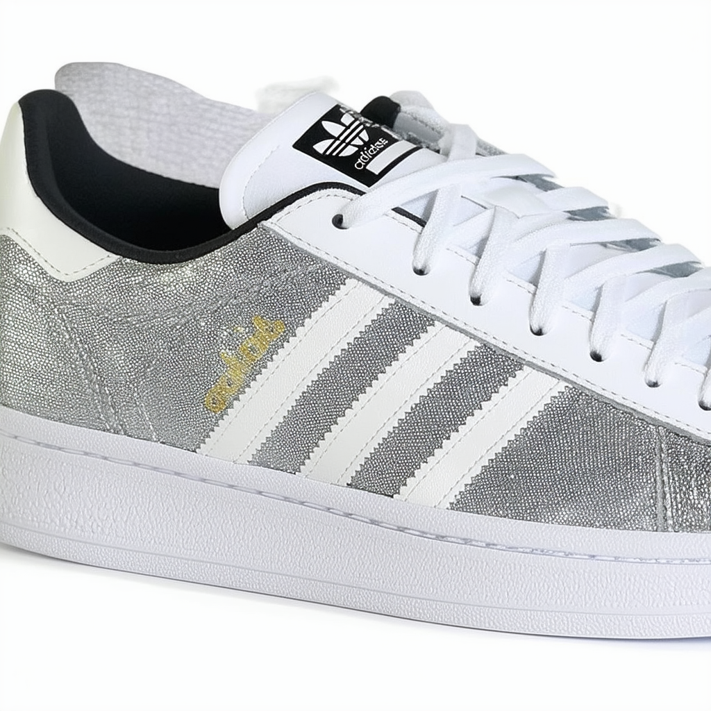 adidas Originals Women's Sleek Super Sneaker, Crystal White/Black, 8.5 M US