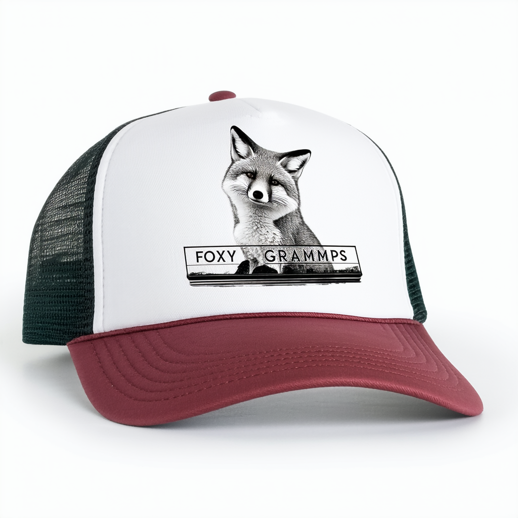 CafePress Foxy Gramps Hat Trucker Hat