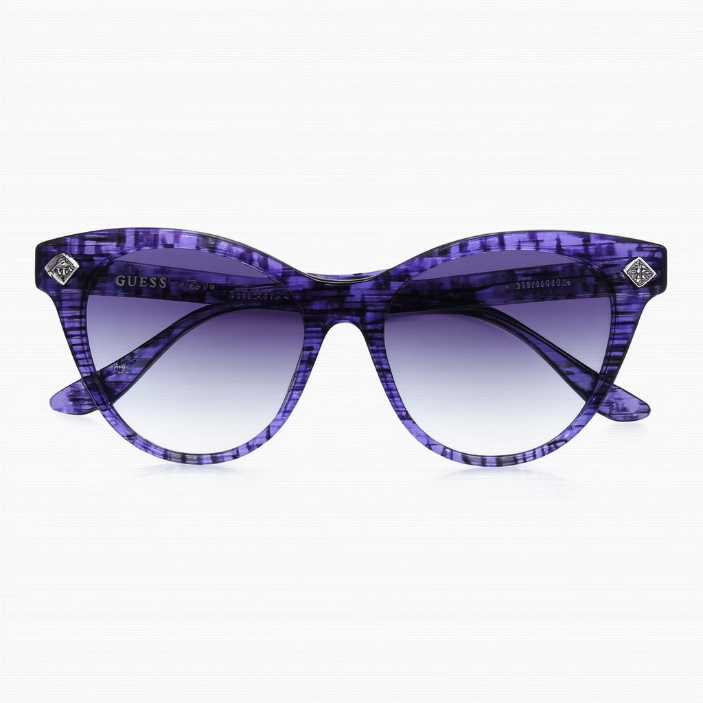 Guess-GU2536, Cat Eye, acetate, women, VIOLET HAVANA AZURE (083 C),/135
