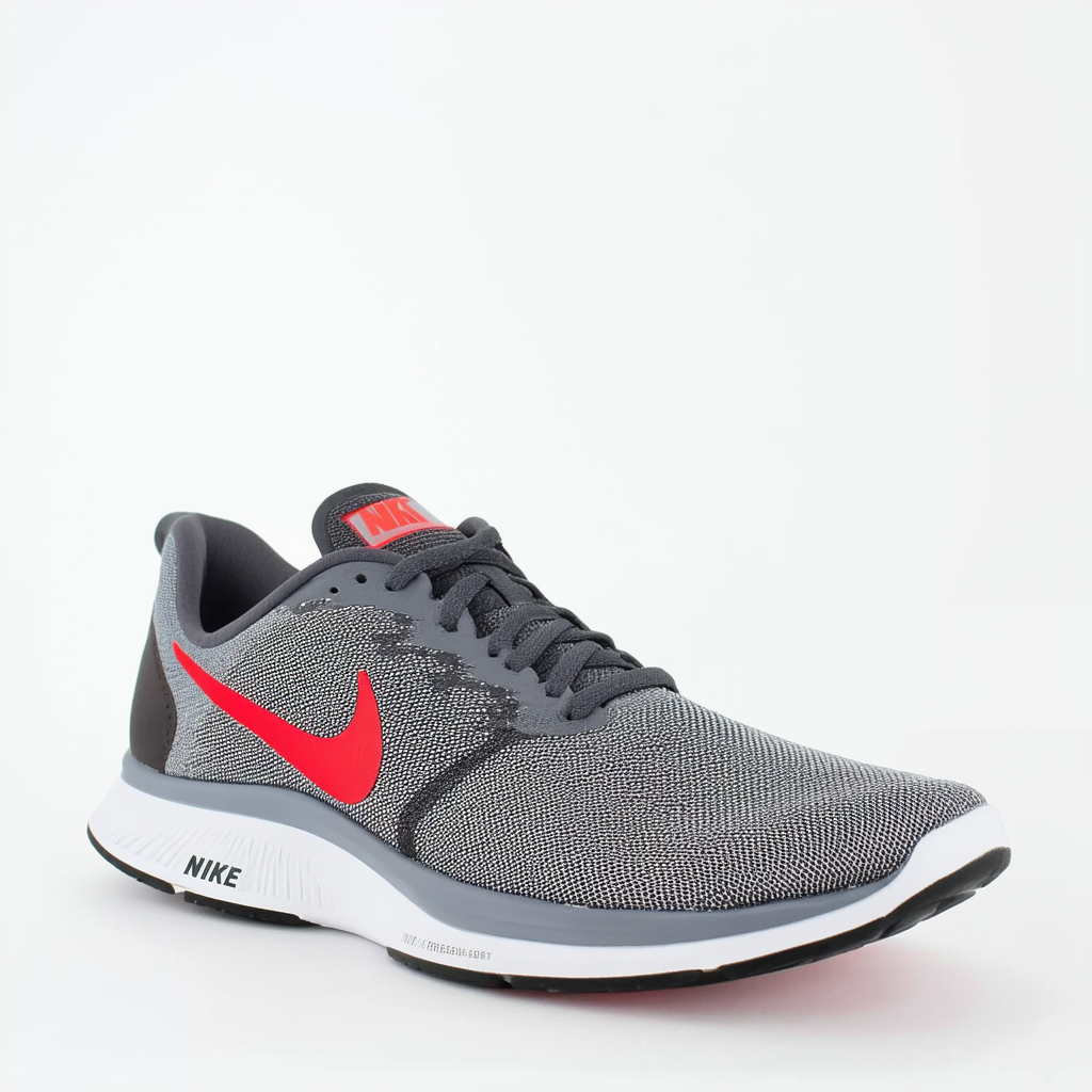 Nike Nike 709022-018: Flex Run2015 Grey/Red Lifestyle Casual Running Men Size (US Men 10.5)