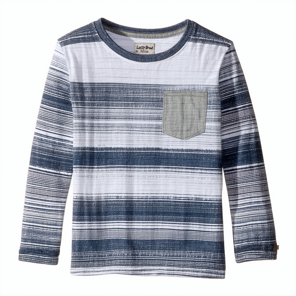 Lucky Brand Little Boys' Sublimination Stripe Tee