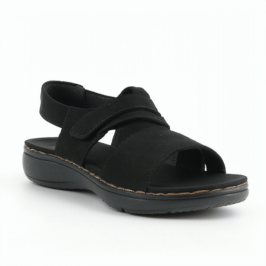 Clarks Women's Wendy Land Black Sandal