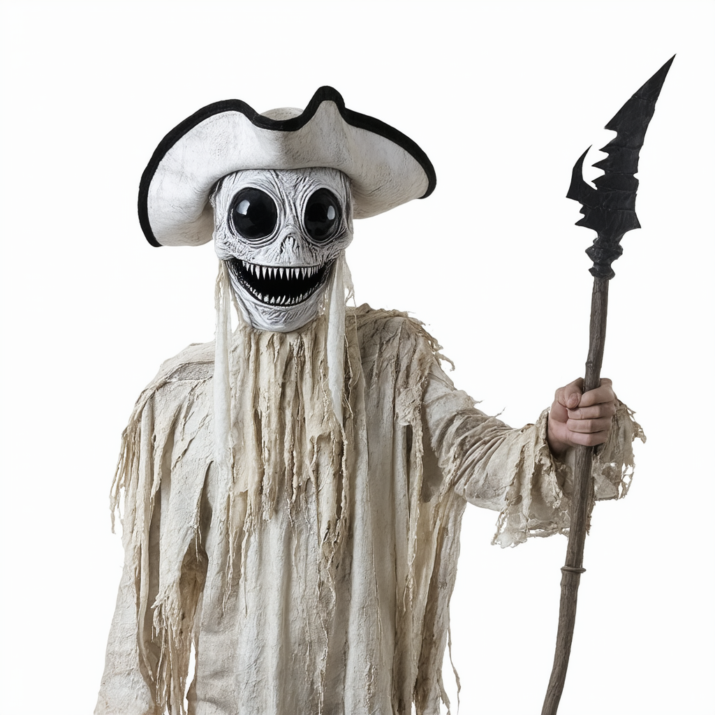 Cap'n Dead Eye Creature Reacher Costume Adult Standard White