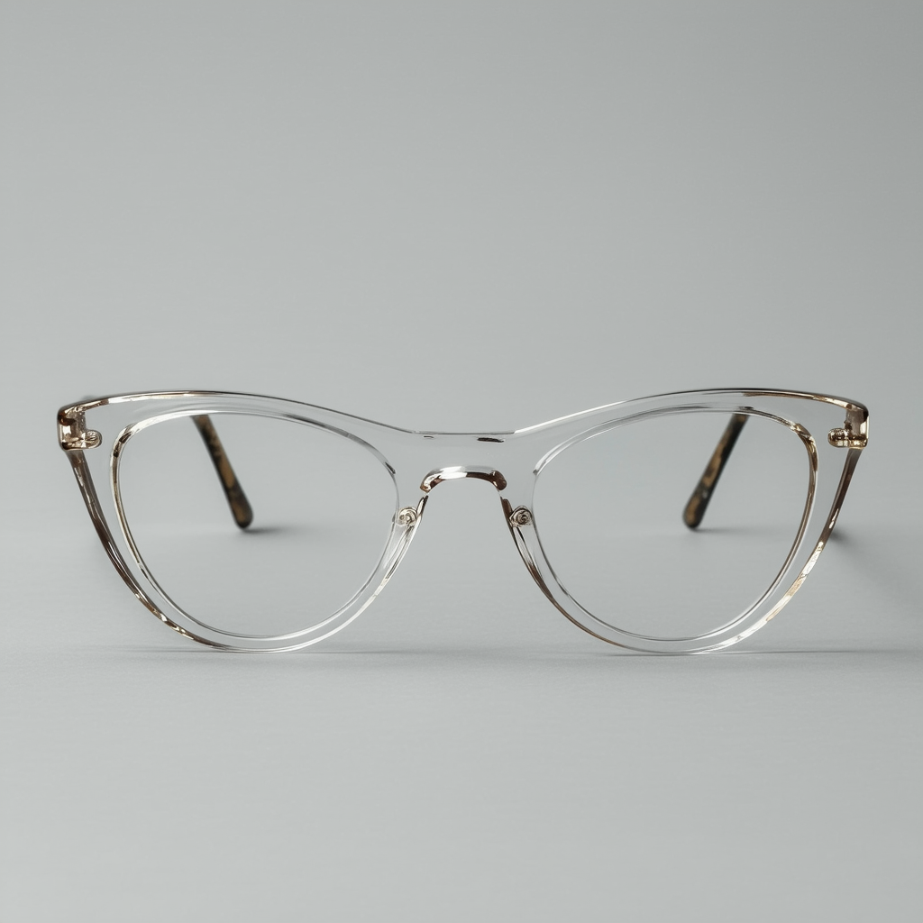 zeroUV - Women's Oversize Wide Arms Clear Lens Cat Eye Eyeglasses 58mm
