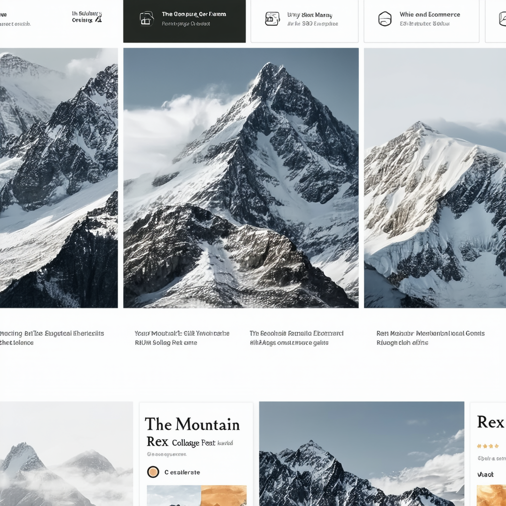 The Mountain Rex Collage