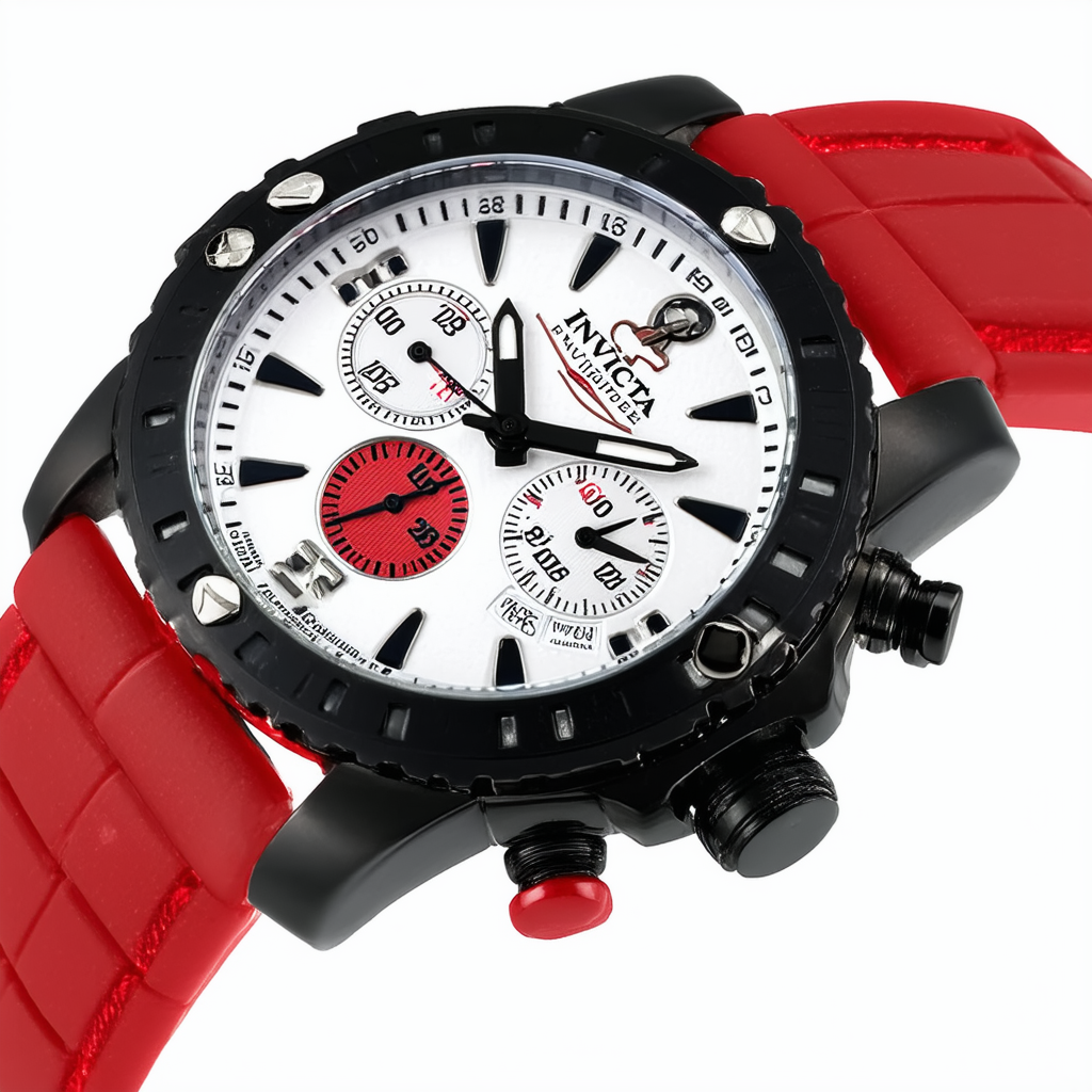 Invicta Men's 18949 Reserve Analog Display Swiss Quartz Red Watch