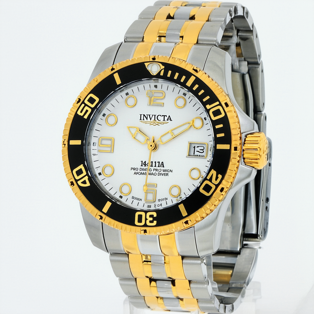 Invicta Men's 14112 Pro Diver Analog Display Japanese Automatic Two Tone Watch