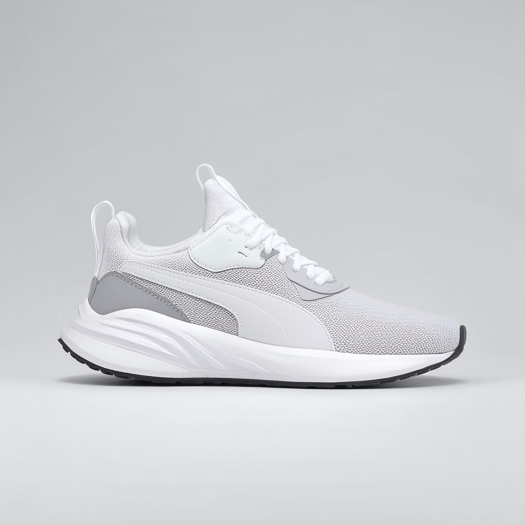 PUMA Mens Twitch Runner Shoes, Size: 8.5 M US, Color: Puma White/Porcelain