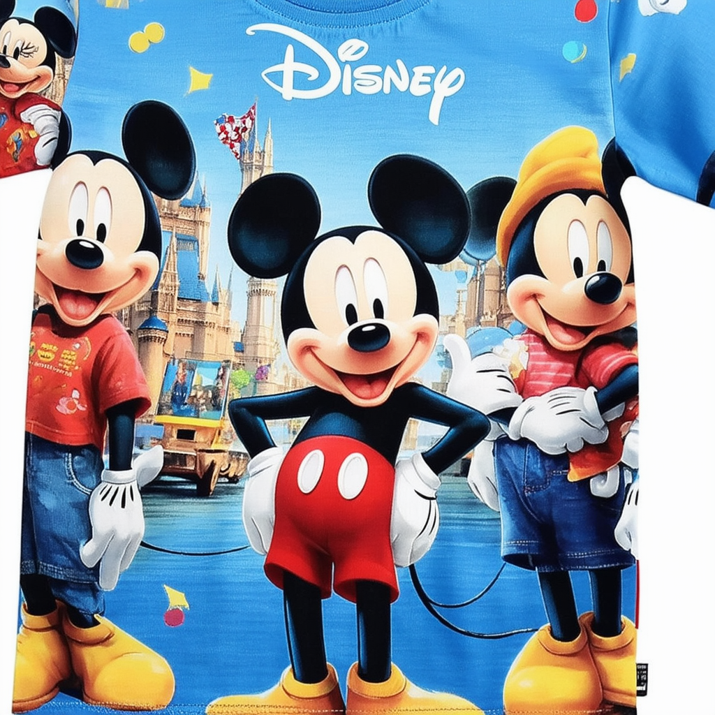 Disney Boys' Toddler Boys' Mickey Mouse Group #Photobombed Short Sleeve T-Shirt