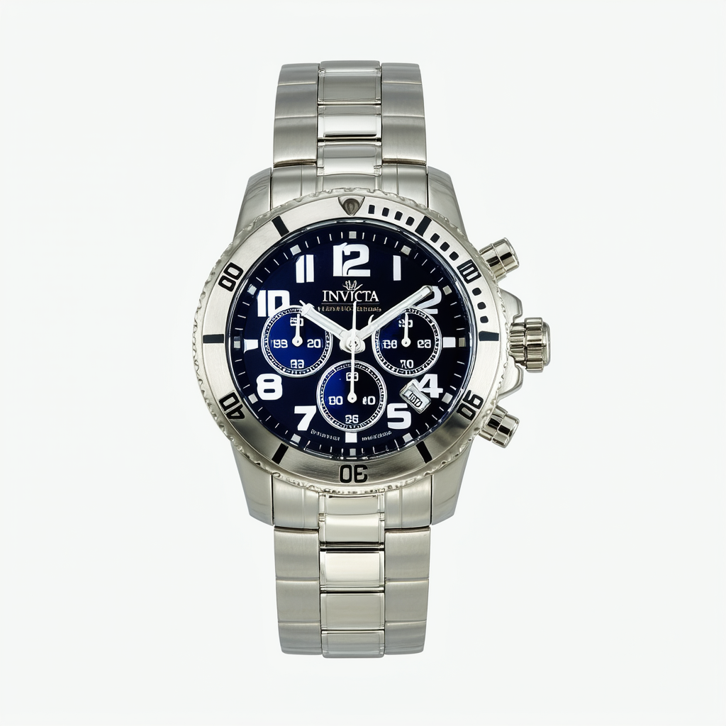 Invicta Men's 18090 Specialty Analog Display Swiss Quartz Silver Watch