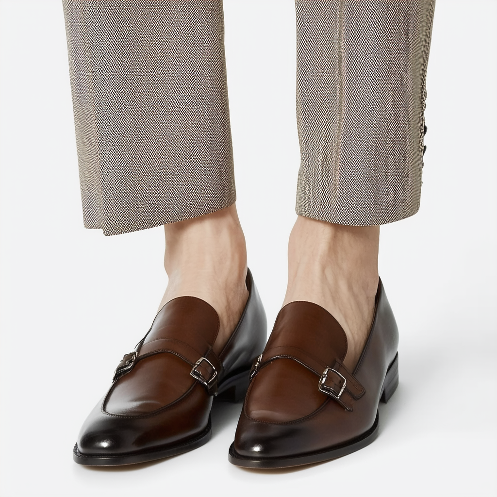 Calvin Klein Unisex-Adult Sloan Dress Calf Monk-Strap Loafer