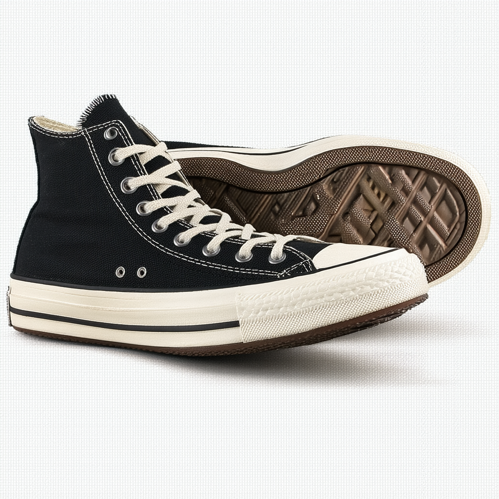 Converse Women's Chuck Taylor Lux Mid Casual Shoe, Almost Black/Biscuit/Egret, 8 B(M) US