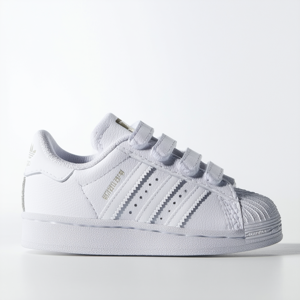 adidas Originals Kids Superstar Sneaker, Core White/White/White, 7.5 US Unisex Toddler