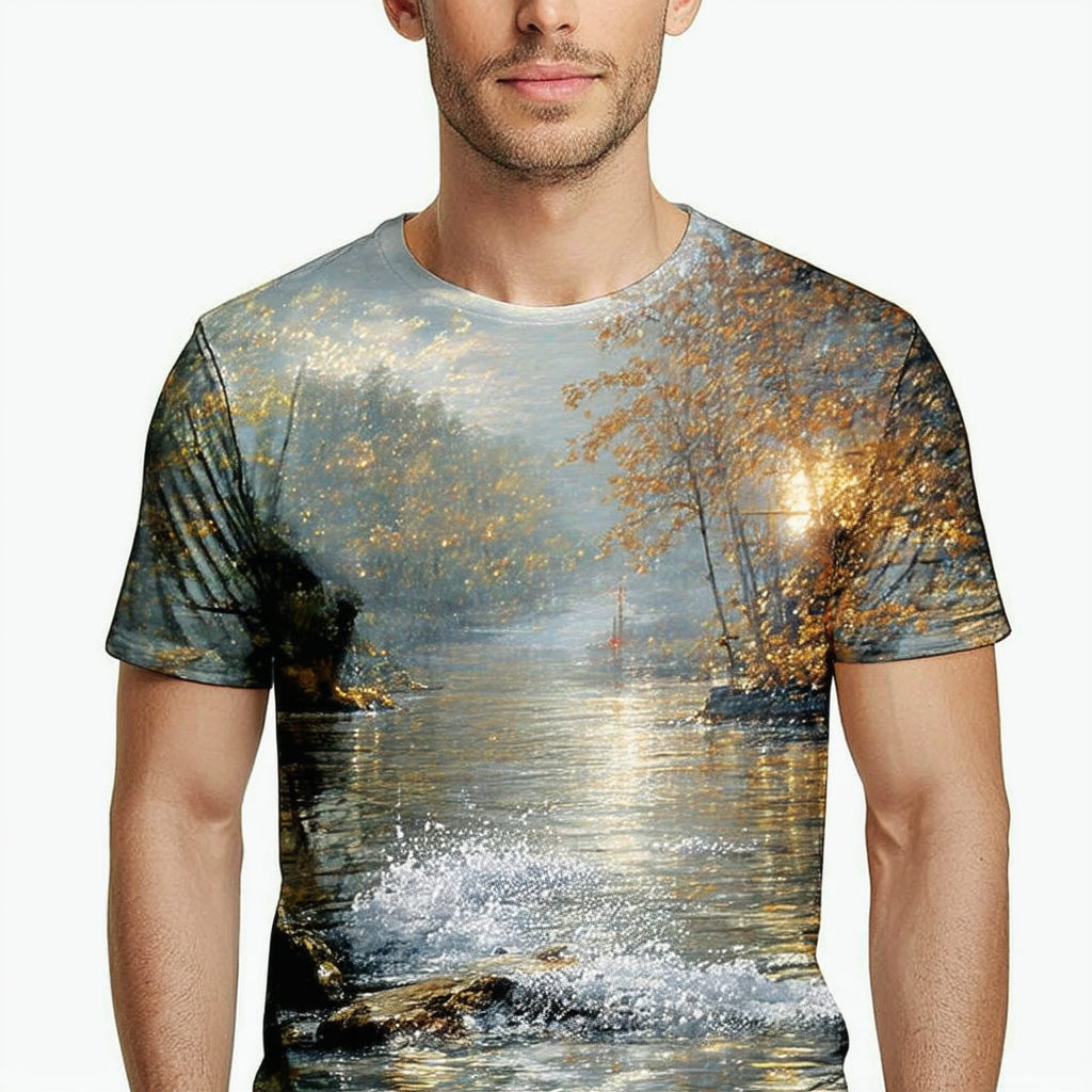 T-Shirt Shirts Crew Neck Tops Breathable Lightweight Short Sleeve Tee for Men & Women XX-Large