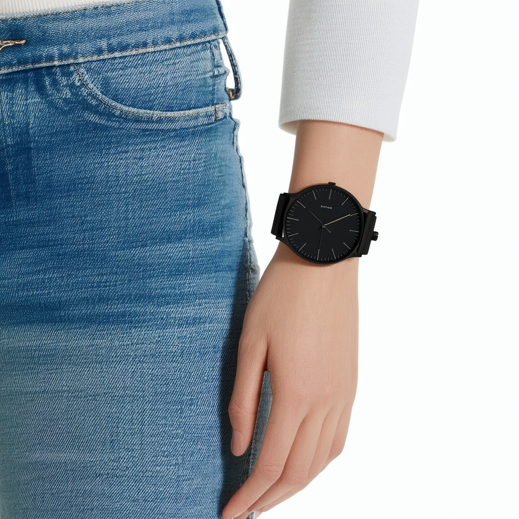 Skagen Women's SKW2745 Hald Analog Display Quartz Black Watch, One Size
