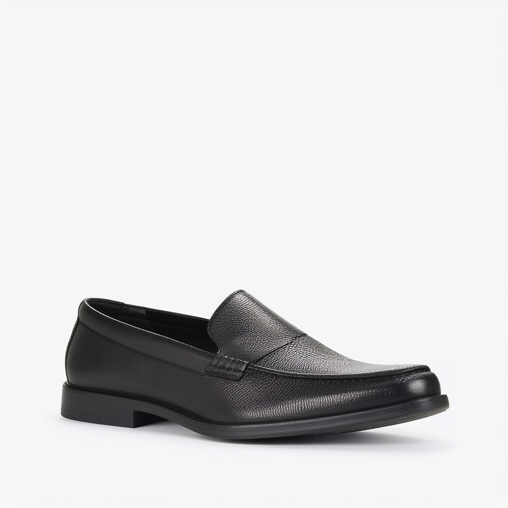 Calvin Klein Men's Miguel Tumbled-Leather Slip-On Loafer