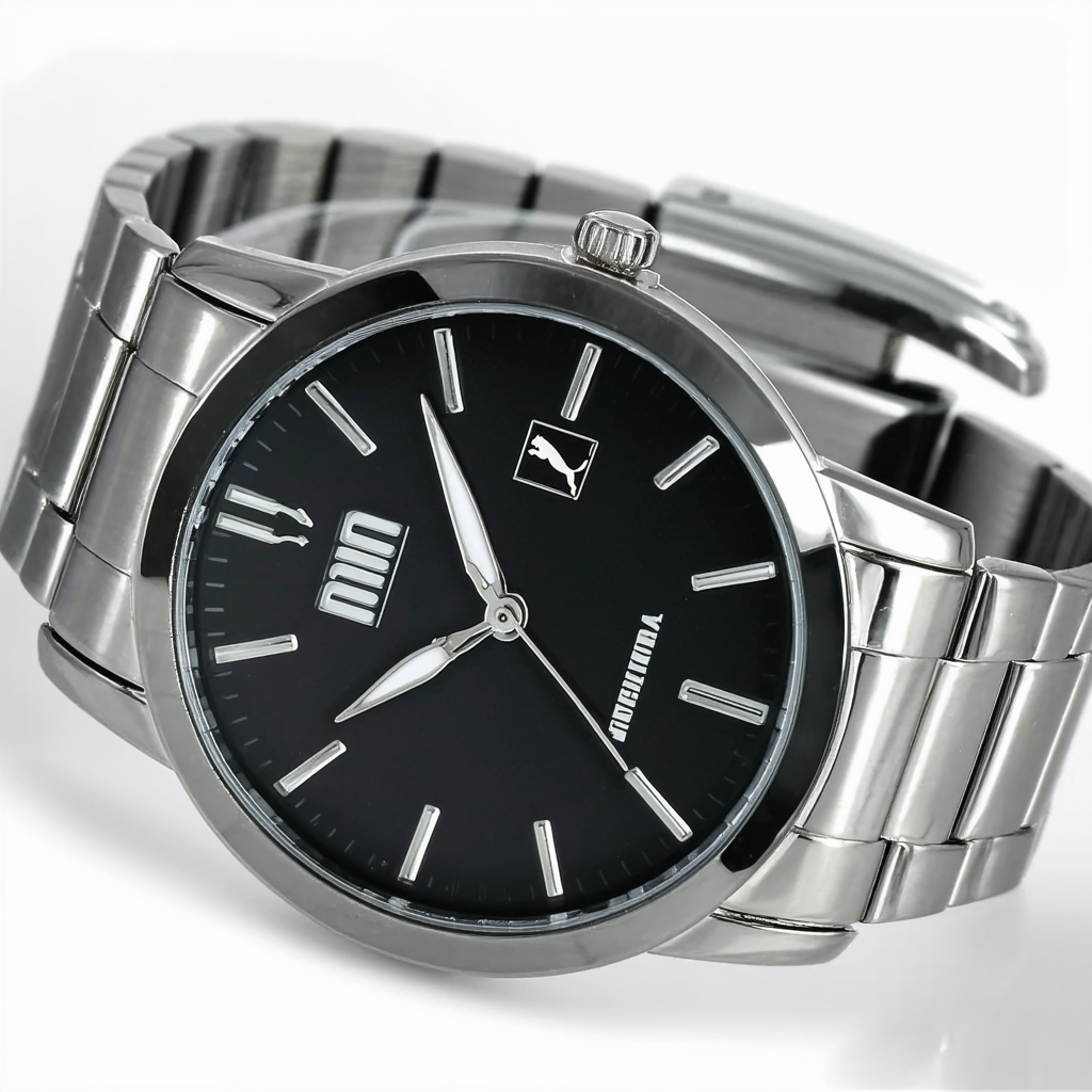 Puma Slick Big Cat Black Dial Men's watch #PU910871004