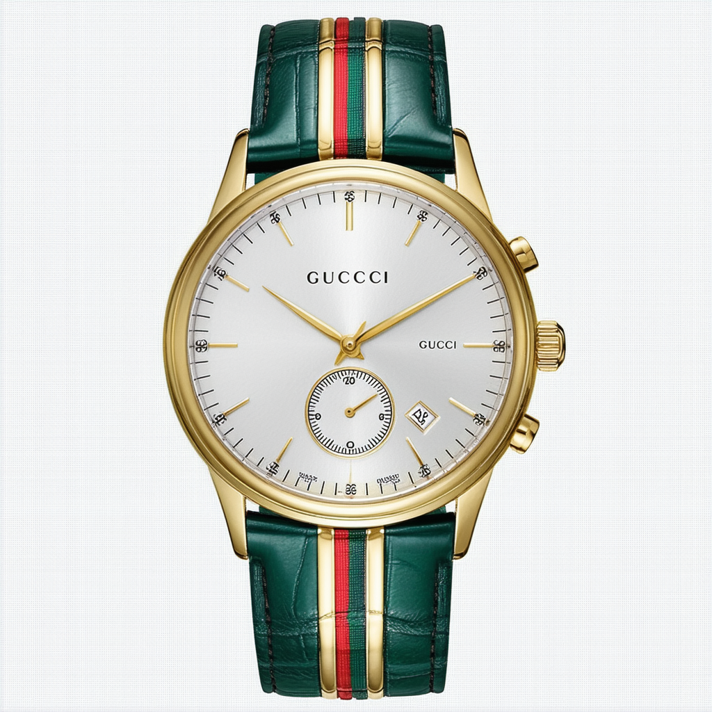 Gucci Swiss Quartz Stainless Steel Dress Two Tone Men's Watch(Model: YA126450)