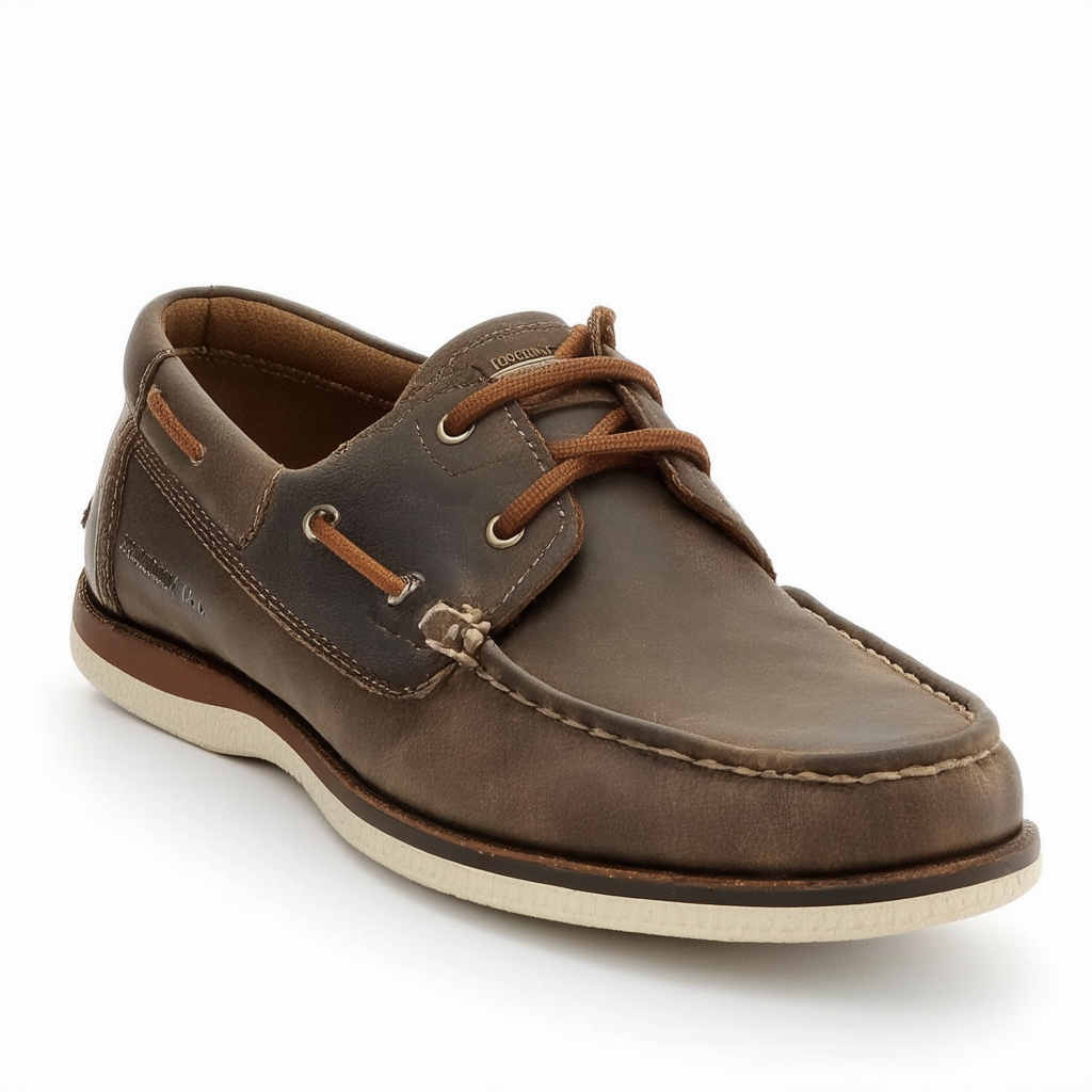 Rockport Men's Summer Tour 2 Eye Boat Shoe-Dark Brown Leather-12 M
