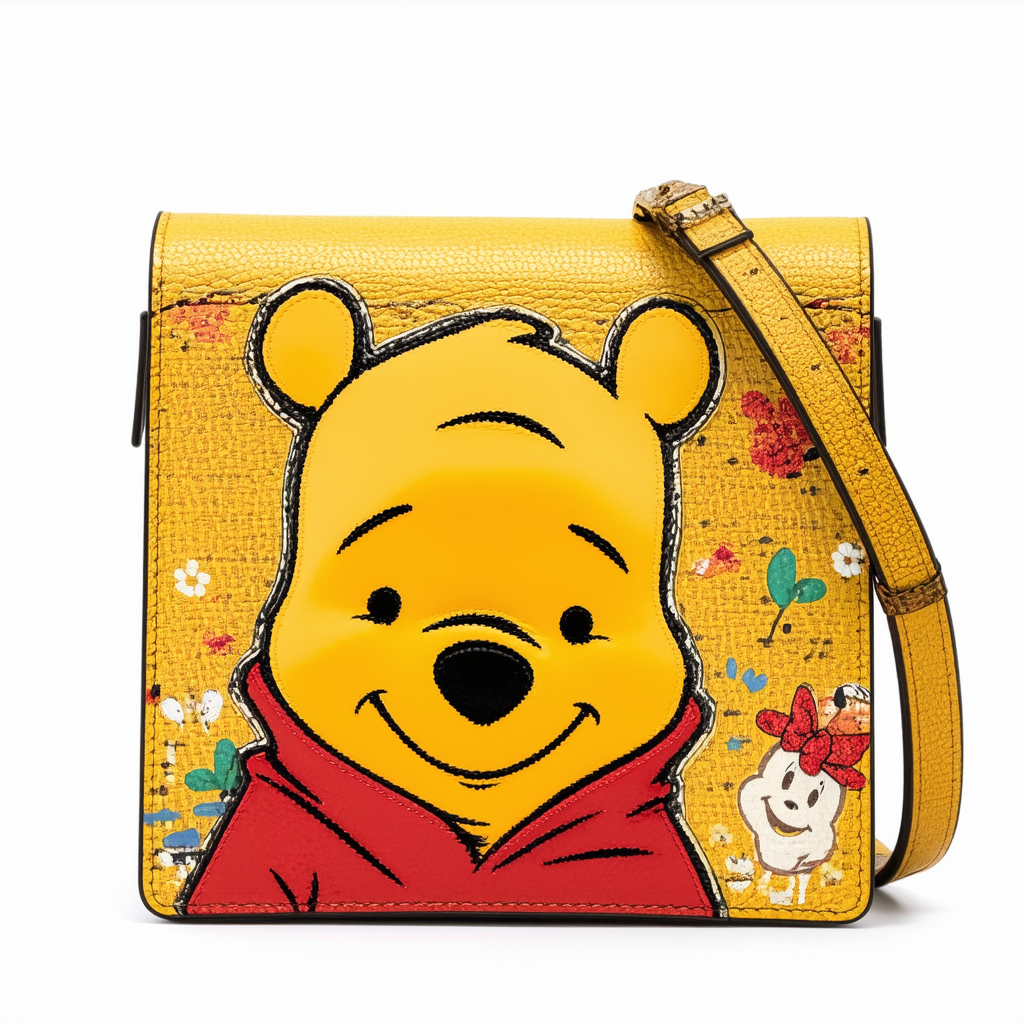 Loungefly x Disney Winnie the Pooh 95th Anniversary Celebration Peek-a-Pooh Crossbody Purse