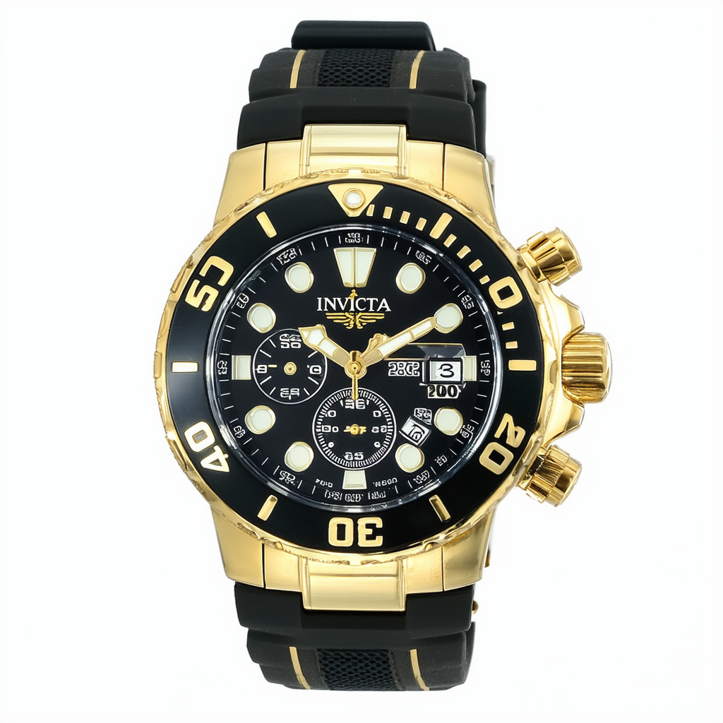 Invicta Men Pro Diver Quartz Watch, Two Tone, 26083