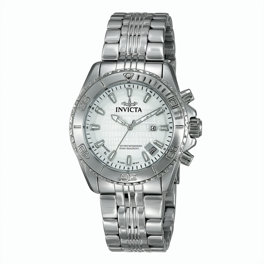 Invicta Women's Bolt Quartz Watch with Stainless Steel Strap, Silver, 18 (Model: 31217)