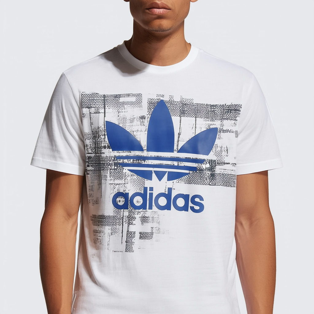 adidas Originals Men's Graphics Behind The Trefoil Tee