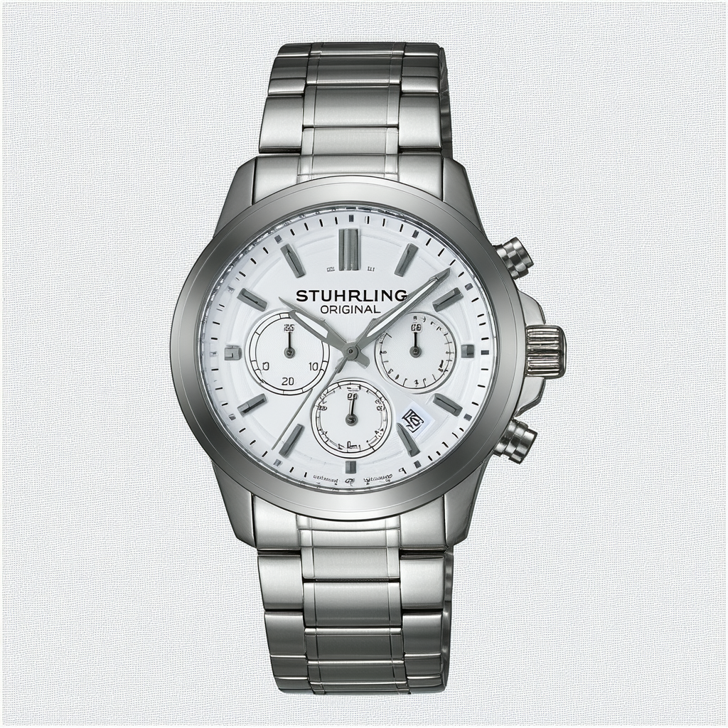 Stuhrling Original Men's 345.3315K54 Classic Jupiter Swiss Quartz Day, Date Watch