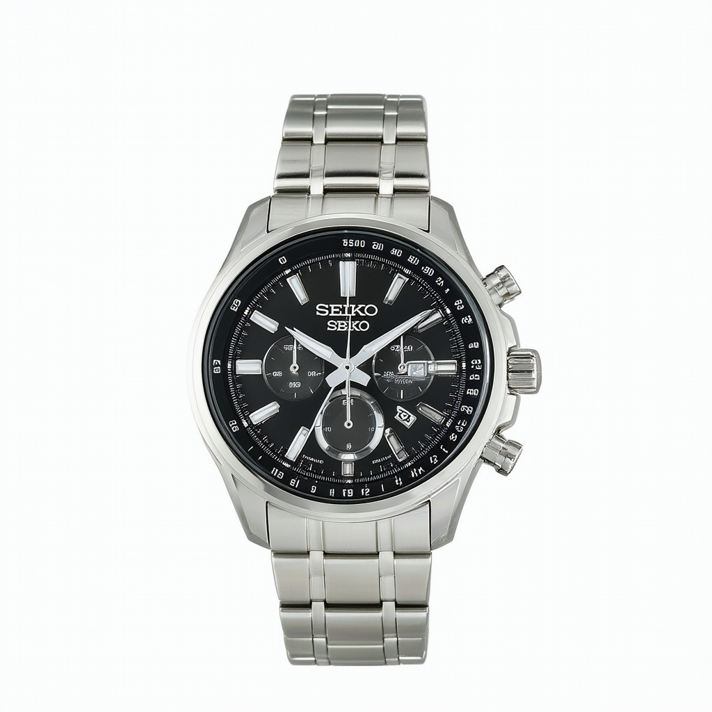 SEIKO Men's SSB039 Chronograph Watch
