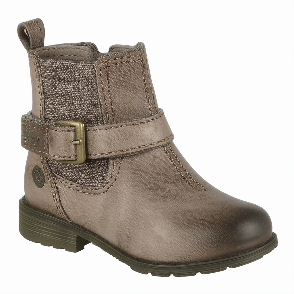 Skechers Kids Saddlebow - Antique Chic Ankle Boot With Buckle Strap