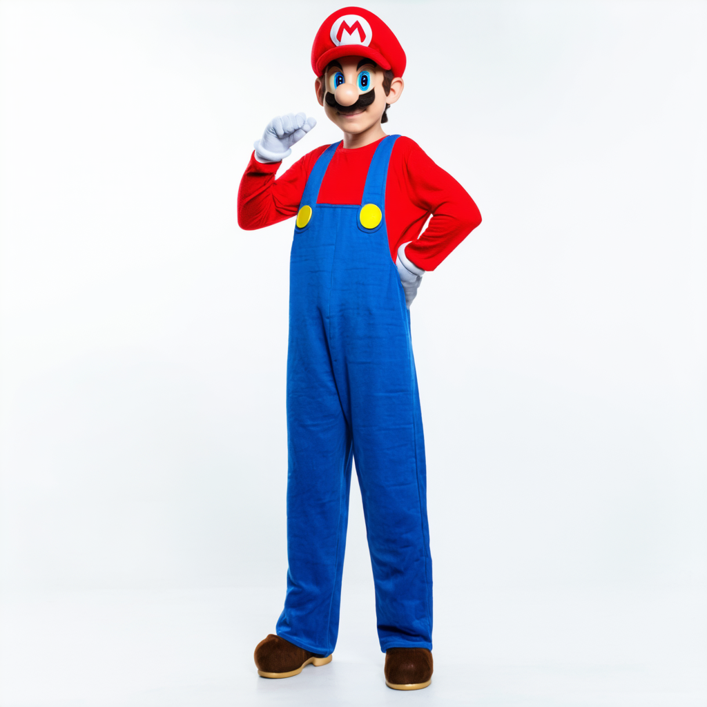 Super Mario Brothers Deluxe Mario Costume