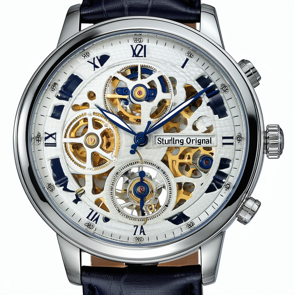 Stuhrling Original Men's 227A.332L515 Classic Viola Automatic Skeleton Watch