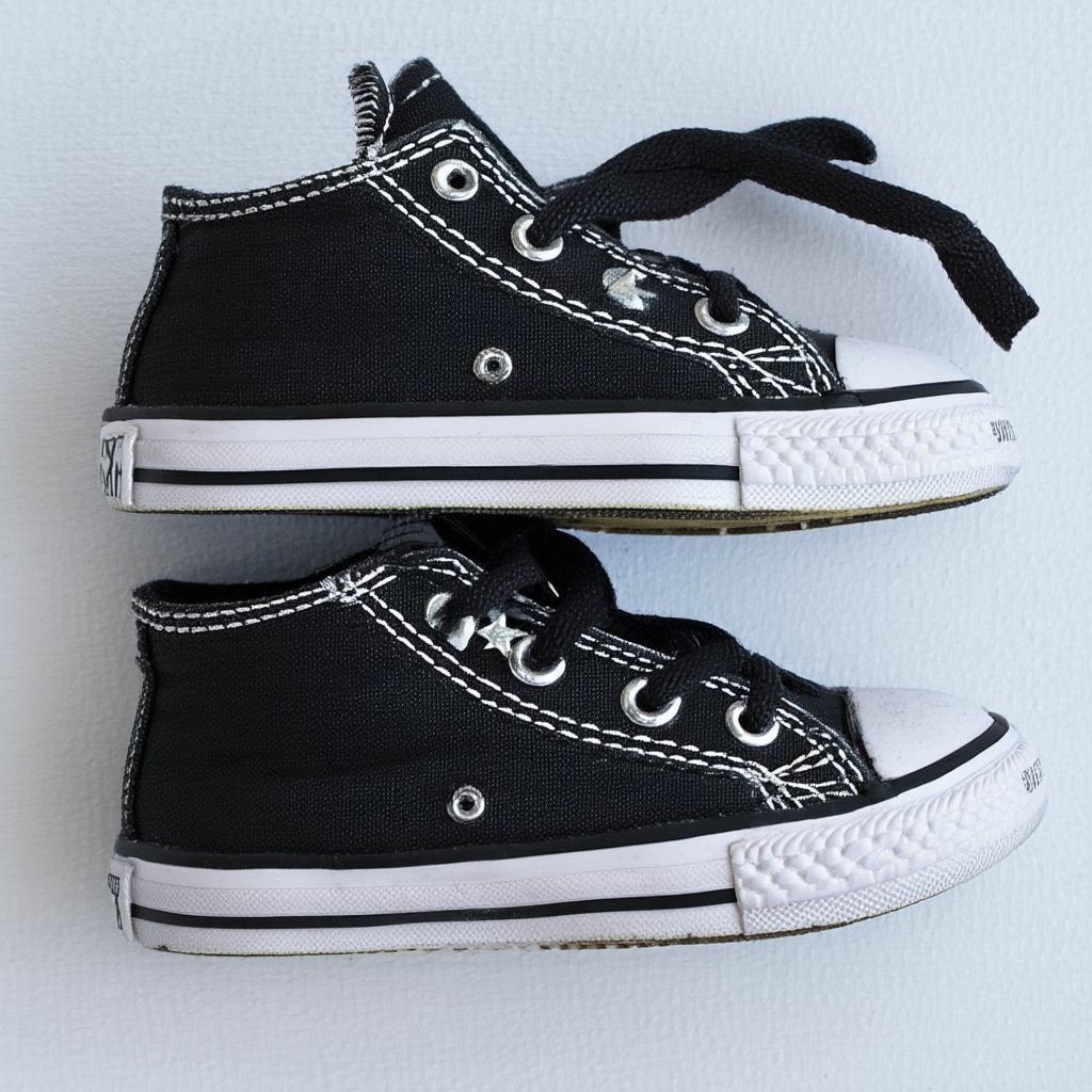 Converse Preschool All Star Double Zip Black 642862F