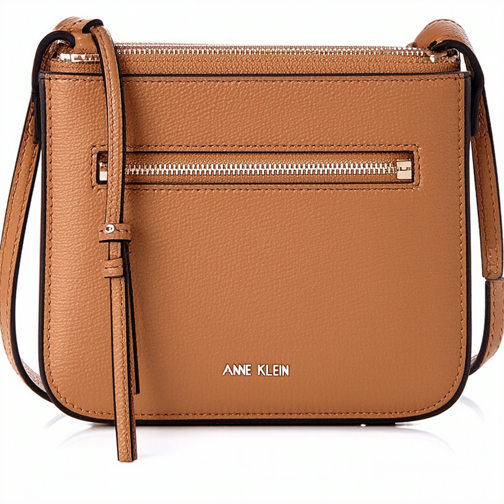 Anne Klein Compact Double Zip Crossbody