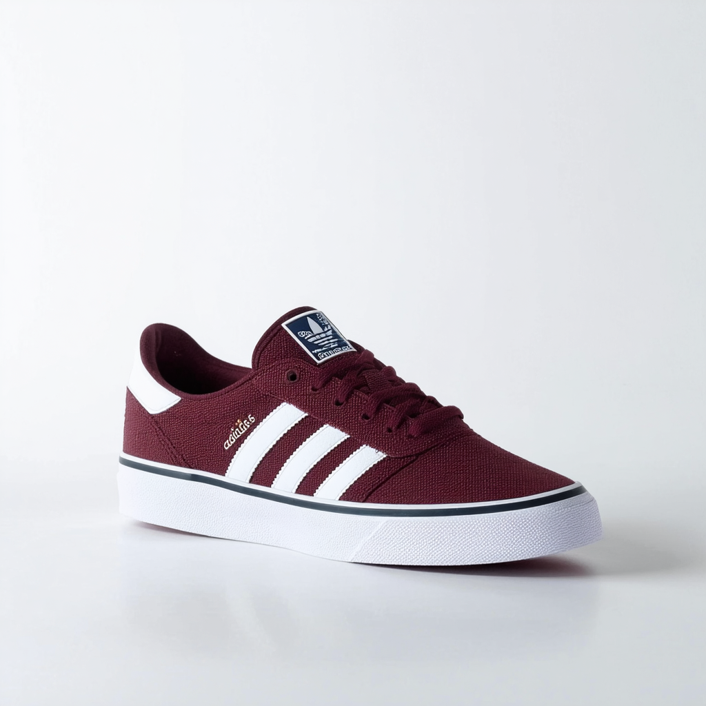 adidas Skateboarding Unisex Adi-Ease Dark Burgundy/Footwear White/Mystery Ink Synthetic 13 M US