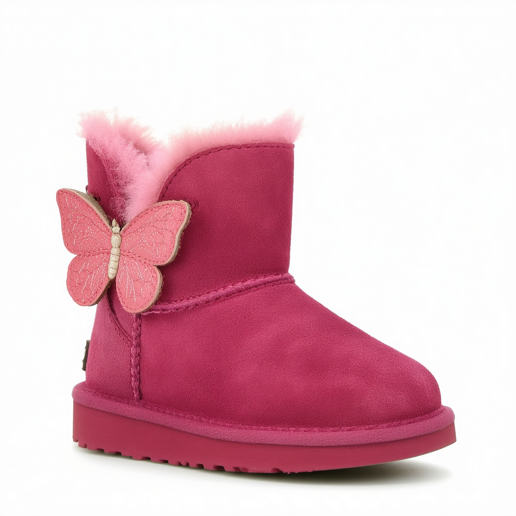 UGG Girls Australia K Bailey Butterfly Raspberry Sorbet - 4