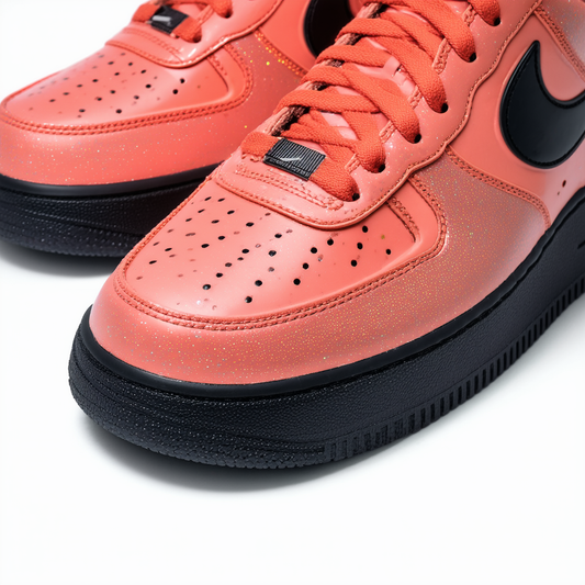 NIKE Men's Air Force 1 Foamposite Pro Cup, Coral Stardust/Black
