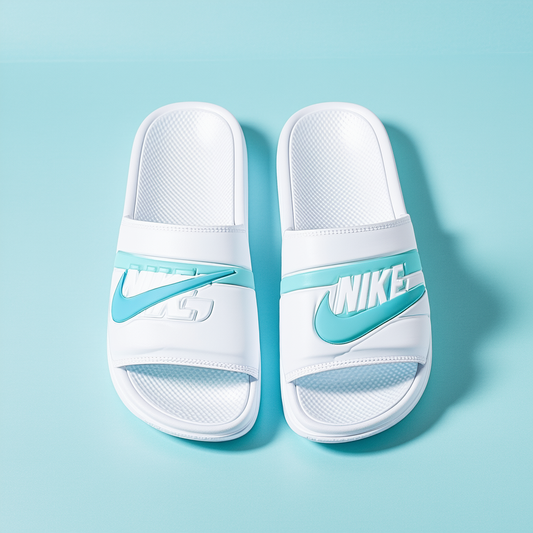 NIKE Men's Benassi JDI Pool Pack QS White/Clearwater 809197-114
