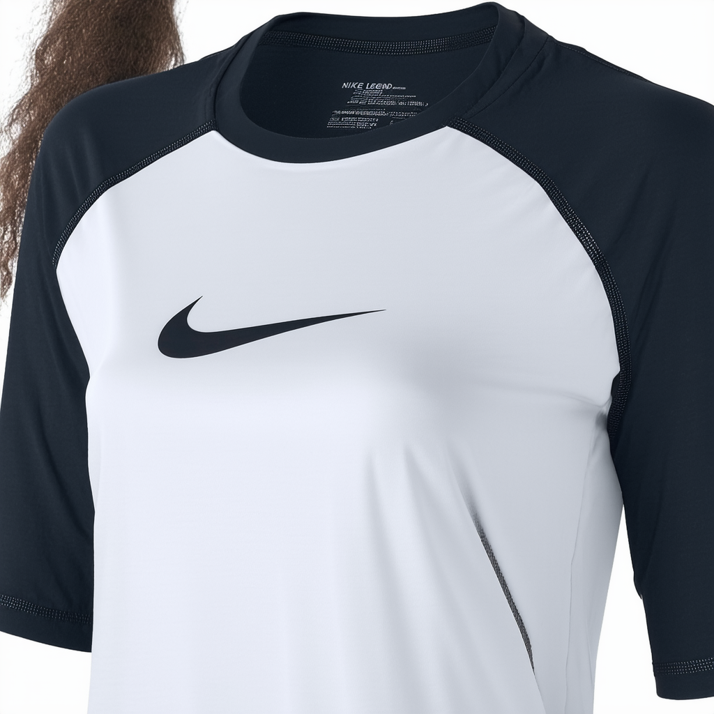Nike Womens Short Sleeve Legend T SPF 20 (Medium) Black