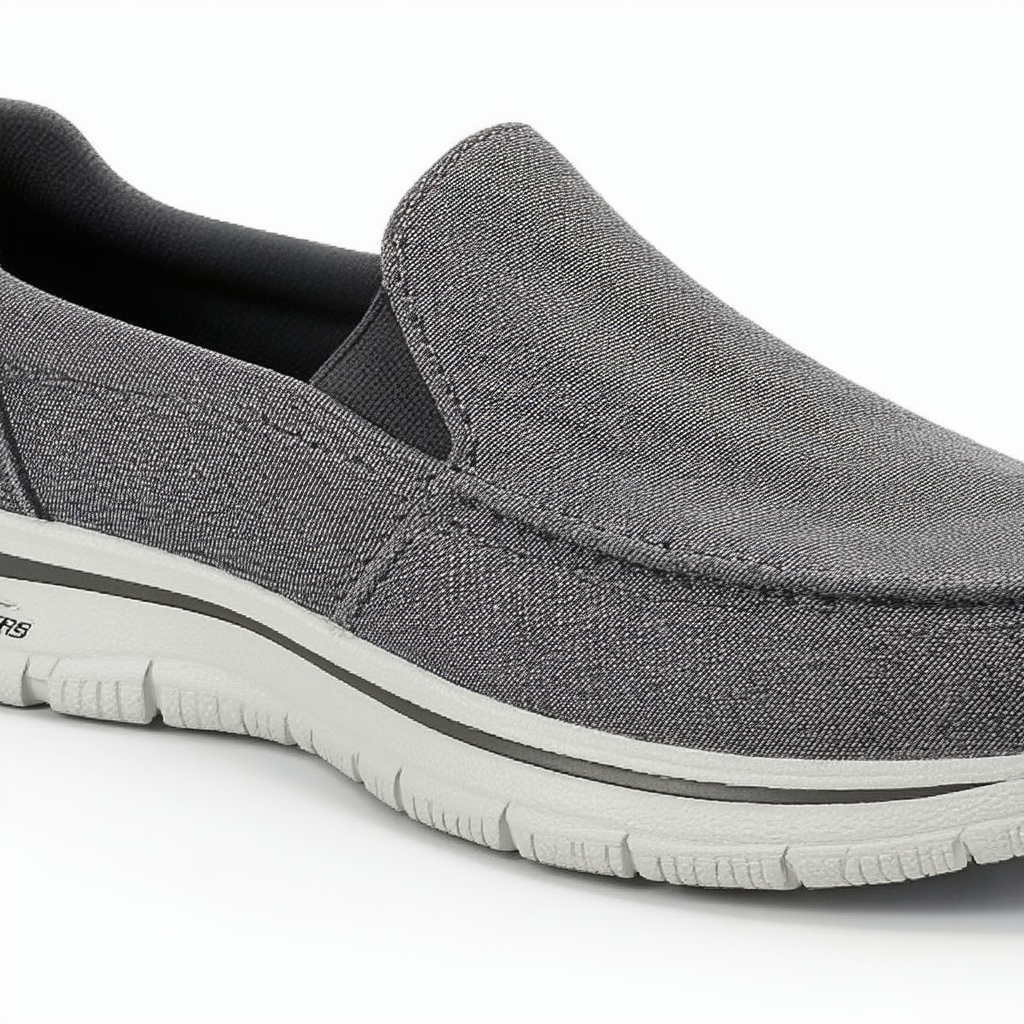Skechers Men's, Arch Fit Motley - Harkin Slip-On Grey