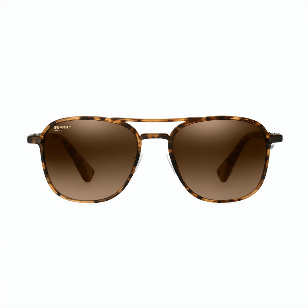 Sperry Men's Charleston Aviator Sunglasses - Nude & Brown
